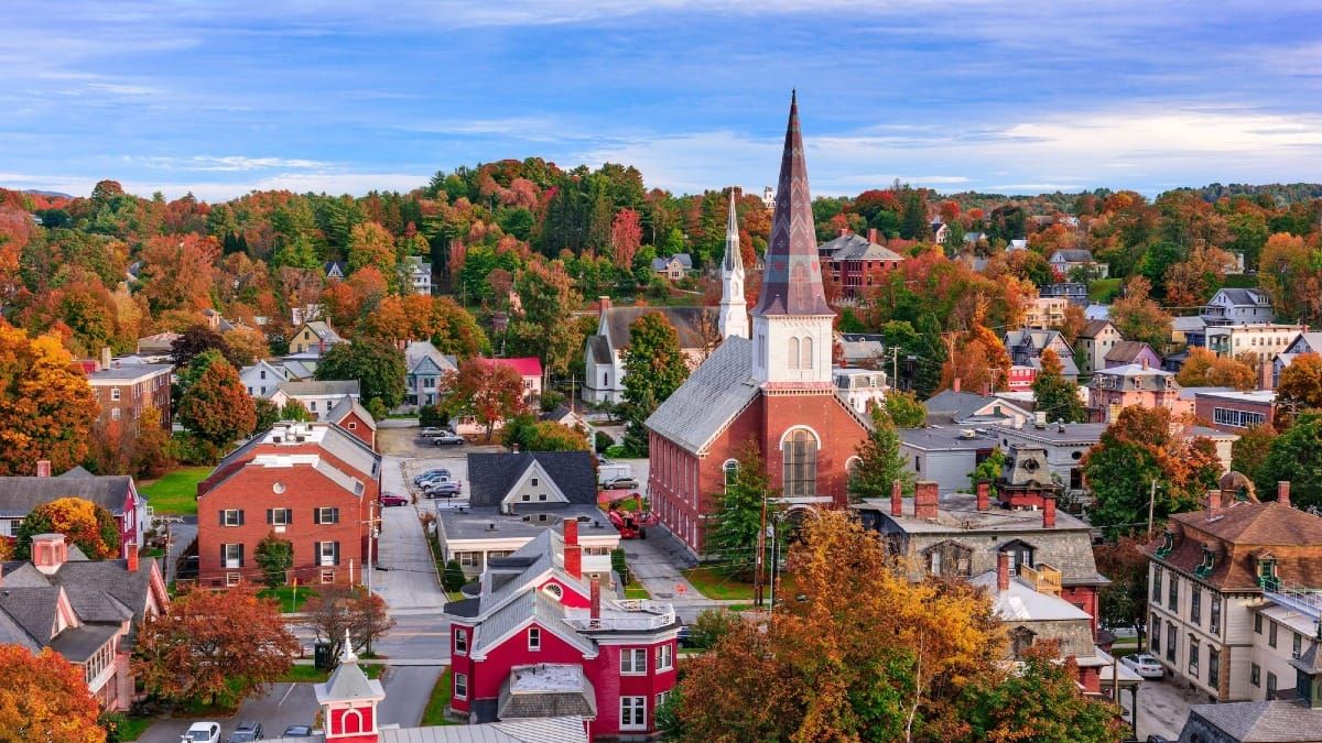 Montpelier, Vermont skyline