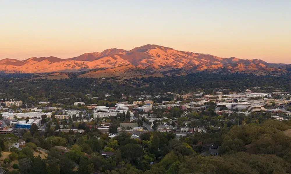 This is a picture of the skyline iWalnut, CA.
