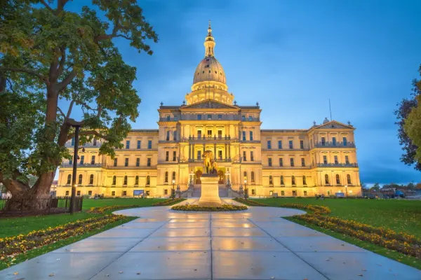 Lansing MI skyline