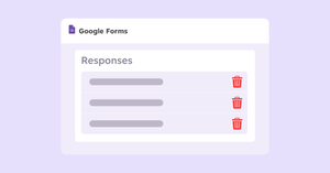 How to Delete Responses on Google Forms