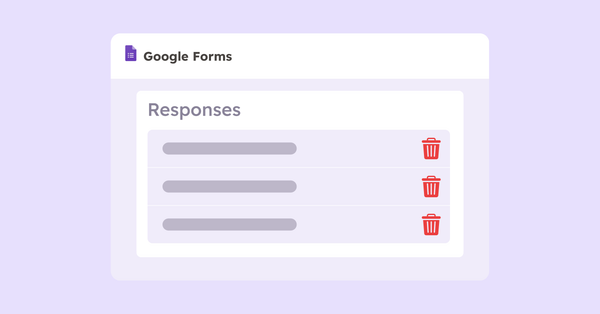 How to Delete Responses on Google Forms