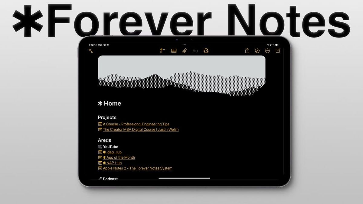 Forever Notes: Ein wirklich cleveres Konzept für Apple Notes