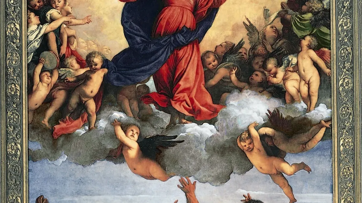 Tizian, «Assumption of the Virgin», public domain, via Wikimedia Commons.