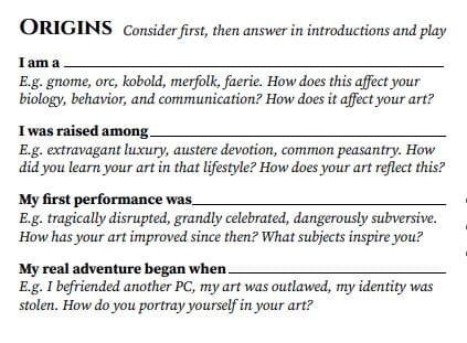 Origins in the Final Alpha