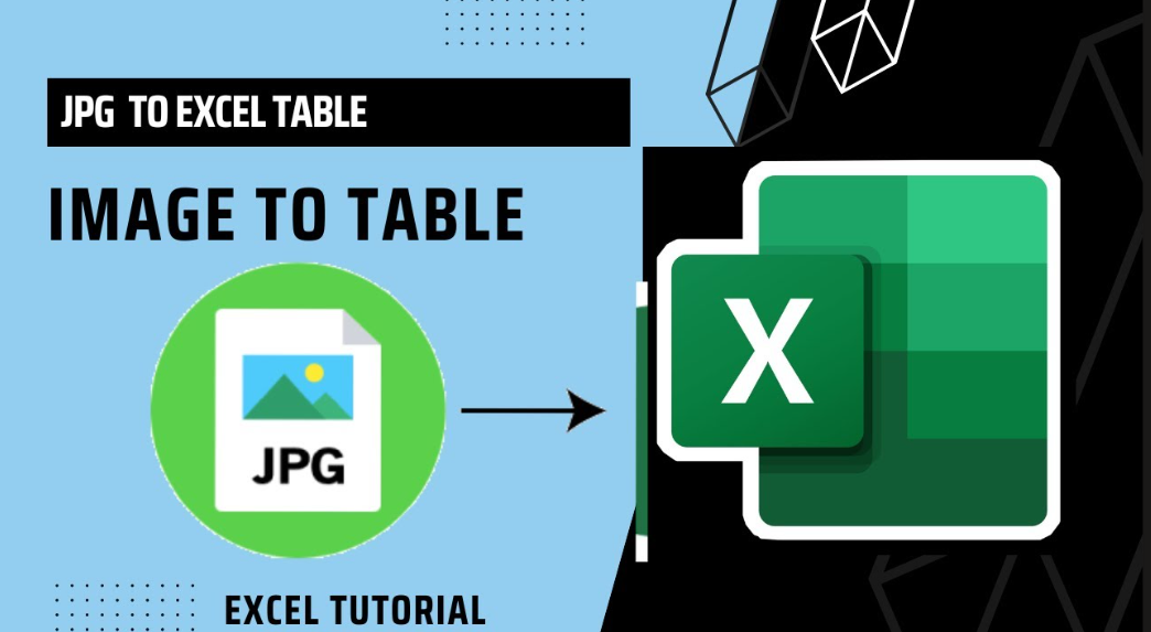 change JPG to Excel
