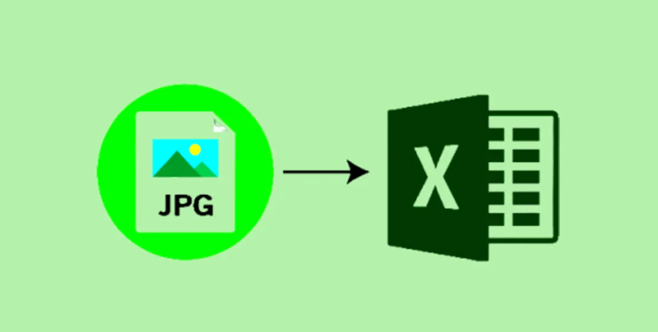 change JPG to Excel