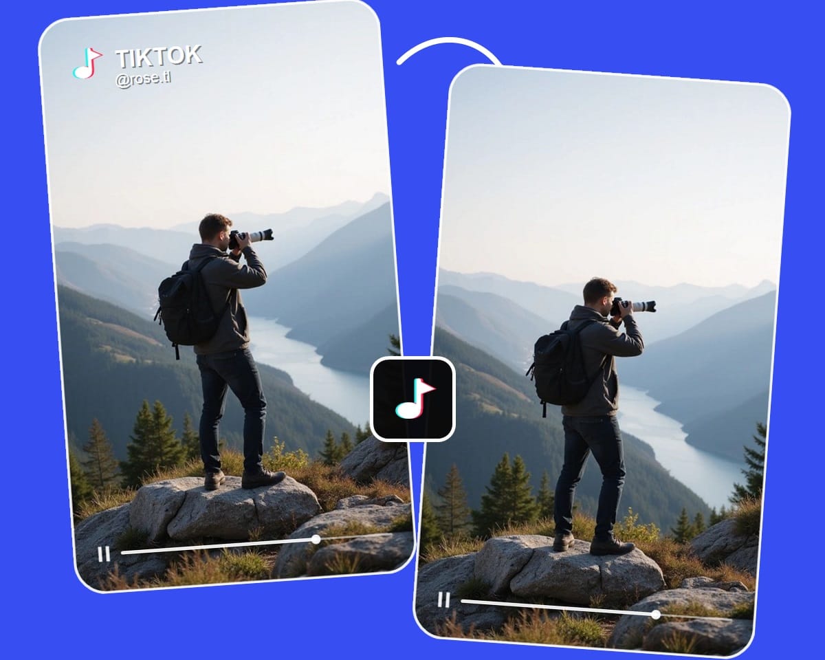 Mountain video watermark removal quality test