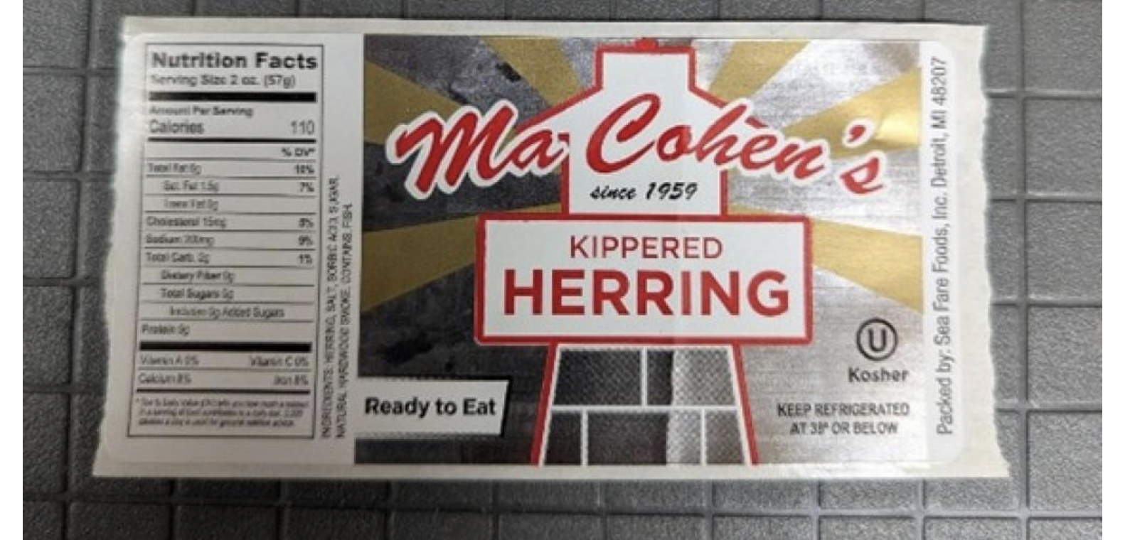 Recalled herring carries risk of botulism poisoning