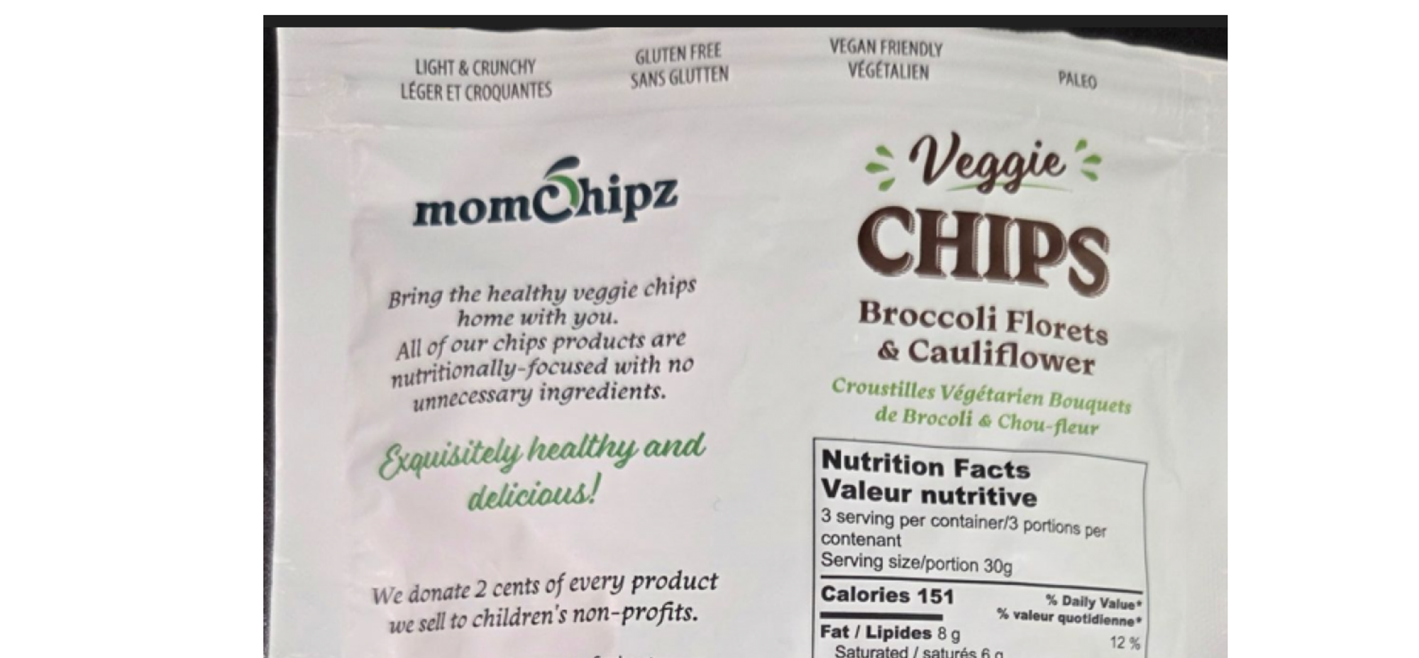 Canadian Company Recalls Veggie Chips Over Undeclared Wheat Allergen
