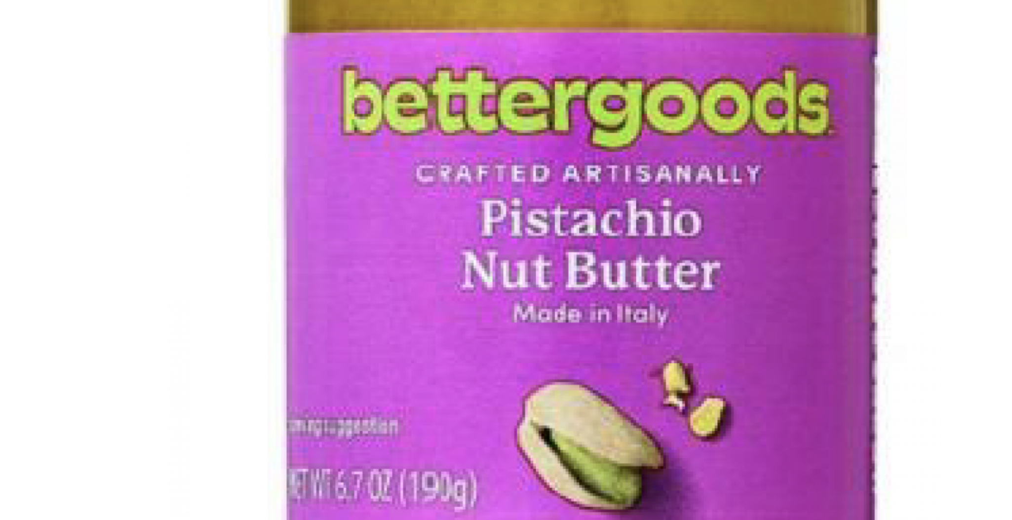 Imported pistachio butter sold at Walmart stores recalled because of Salmonella