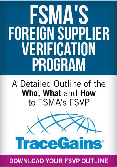 TraceGains sidebar on FSVP