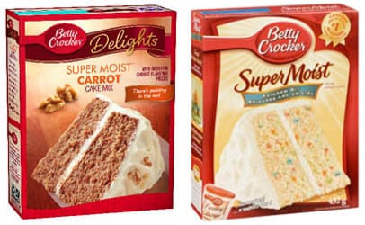 Betty Crocker cake mixes under recall in the U.S. 