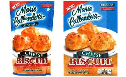 recalled Marie Callenders biscuit mix-Gen Mills flour