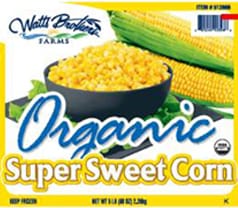 recalled Watts Brothers Farms organic corn