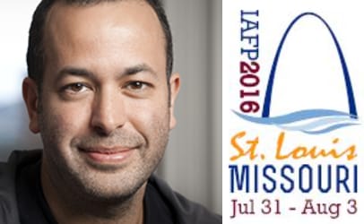 Nathan Wolfe speaks today at the annual conference of the International Association for Food Protection.