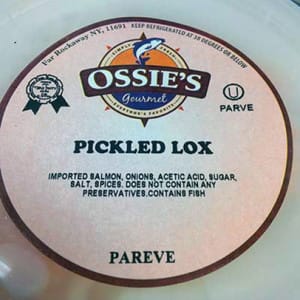 Ossie's pickled lox
