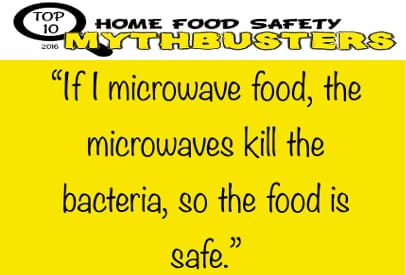 illustration Top 10 food safety myths