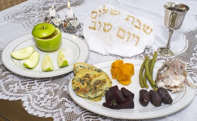 Rosh Hashanah traditional meal