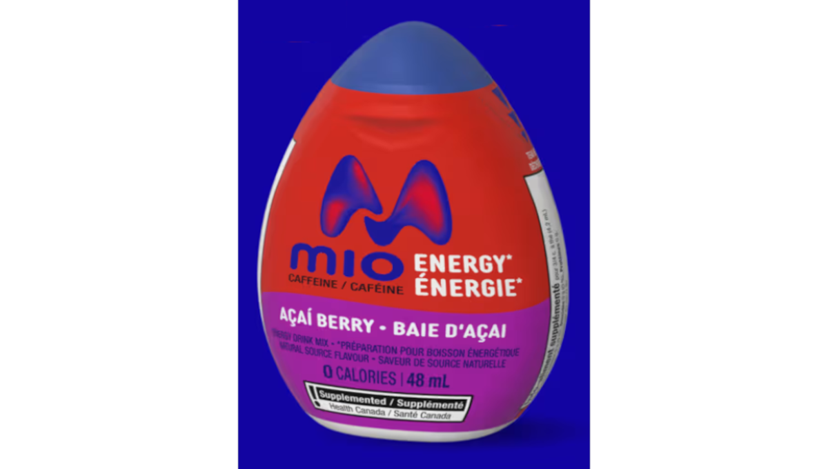 MiO Energy Drink Mixes recalled in Canada because of potentially