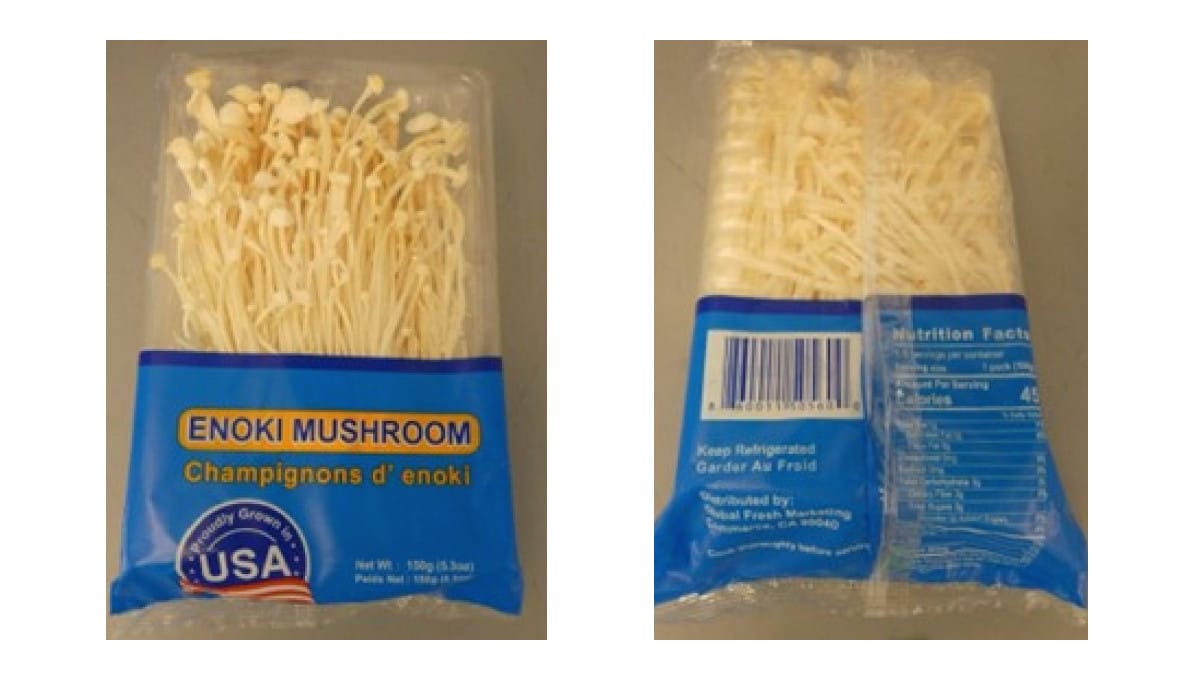 California company issues nationwide recall of enoki mushrooms California company issues nationwide recall of enoki mushrooms