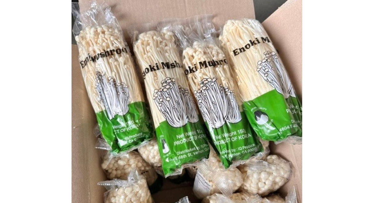 IQ Produce recalling enoki mushrooms because of Listeria