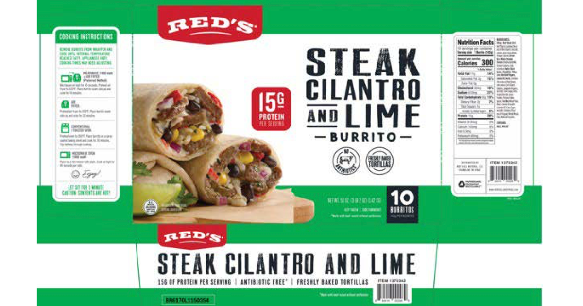 Burritos distributed to Costco recalled for undeclared allergen