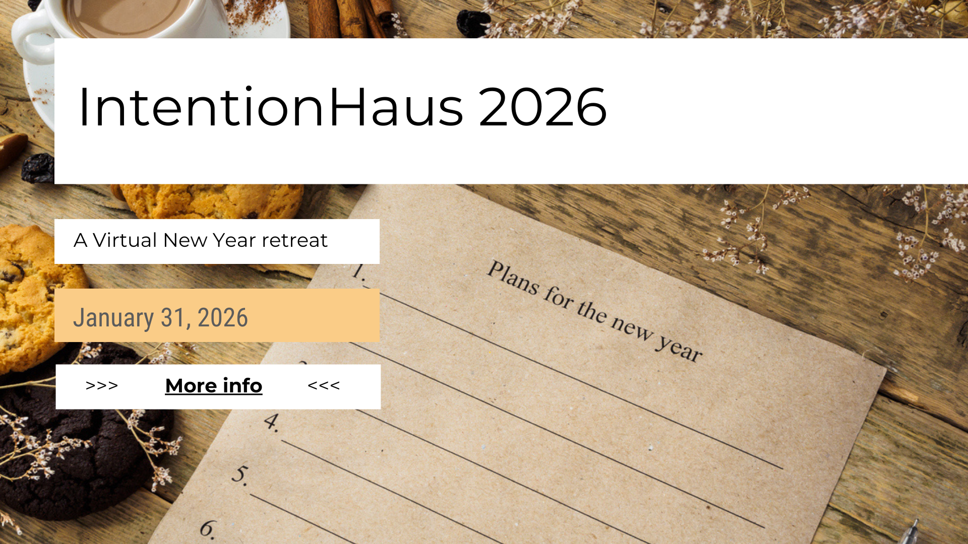 IntentionHaus™ | January 2026 feature image