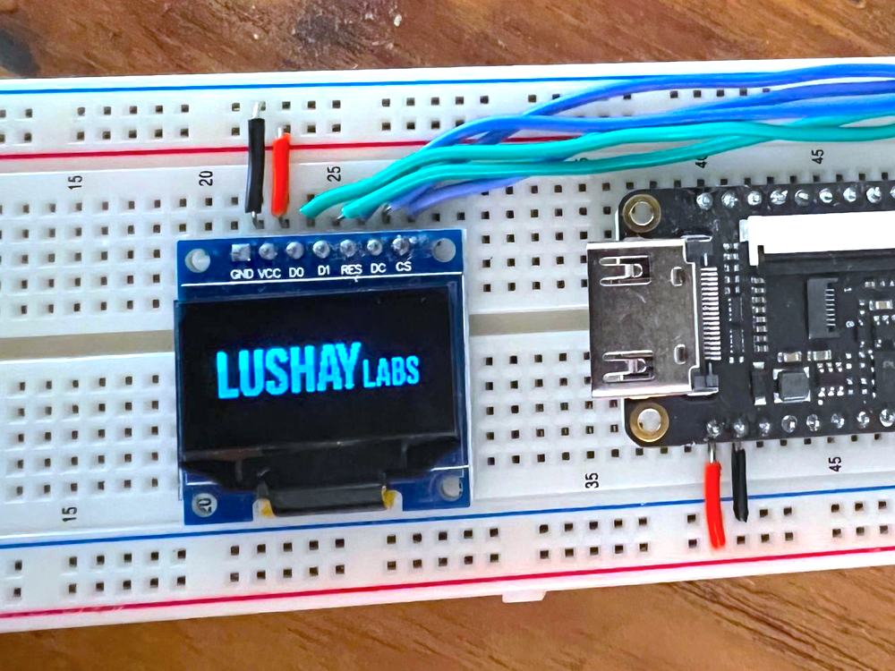 Tang Nano 9K: OLED Screen 101