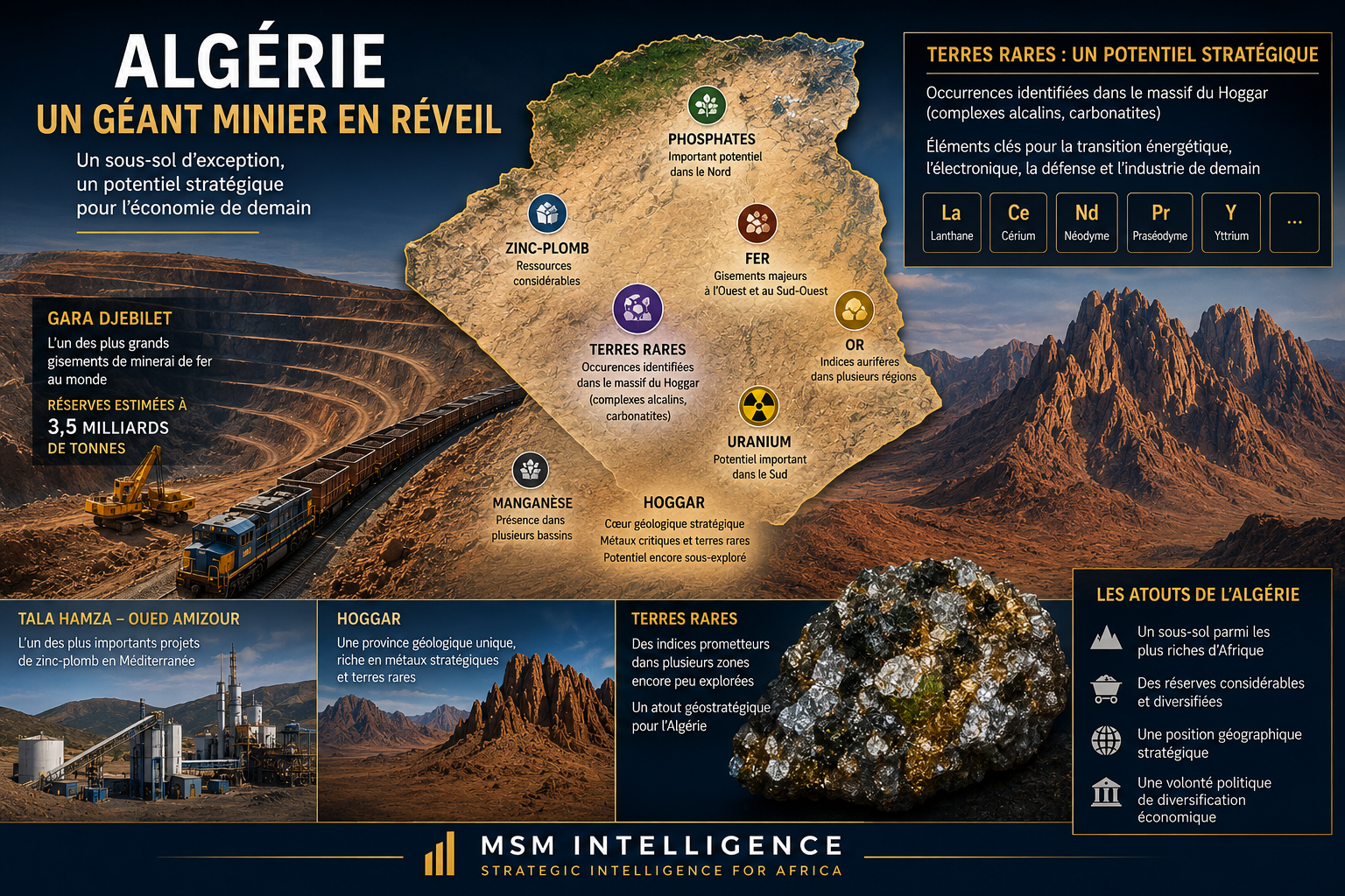 Le paradoxe algérien : pourquoi un géant minier mondial est-il resté si discret ? Entre intelligence économique, souveraineté des ressources et stratégie de long terme