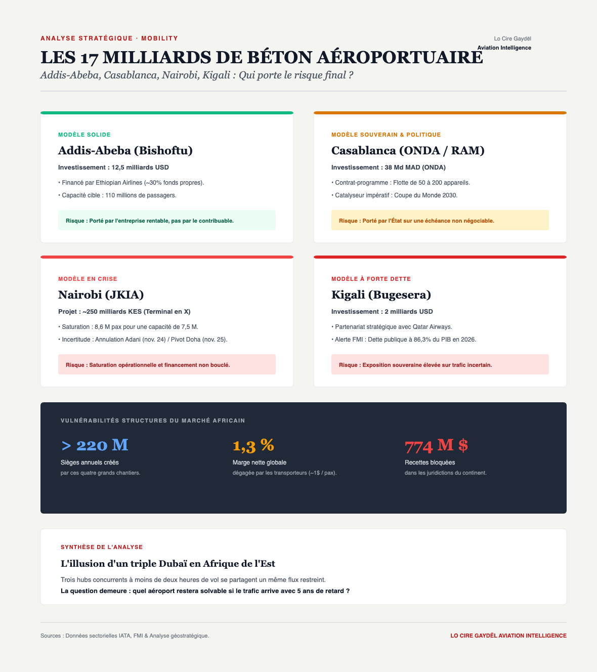 Quatre hubs, quatre façons de financer. Une seule tient debout sans l'État.
