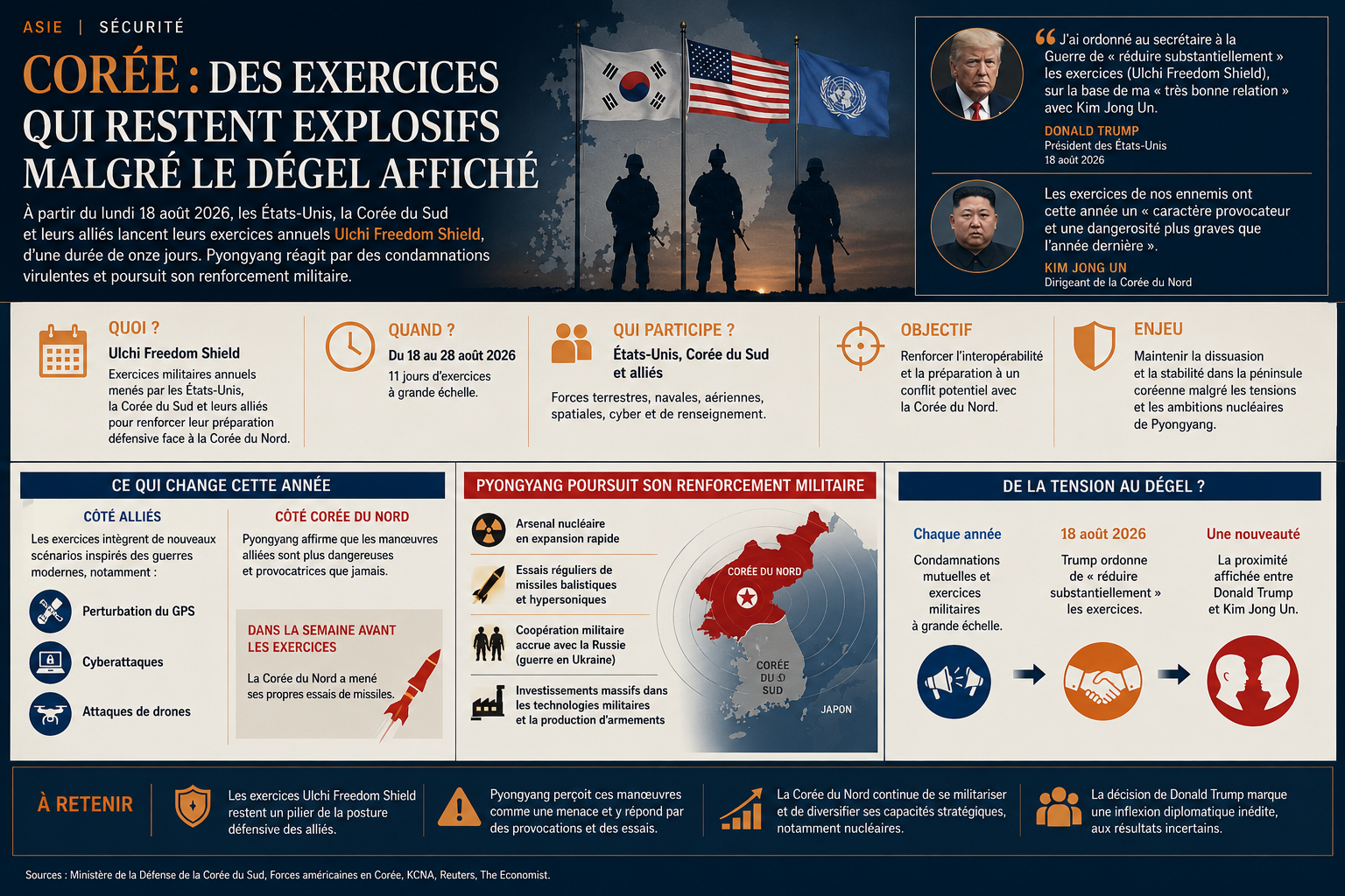 CORÉE DU SUD | MANOEUVRES ULCHI FREEDOM SHIELD