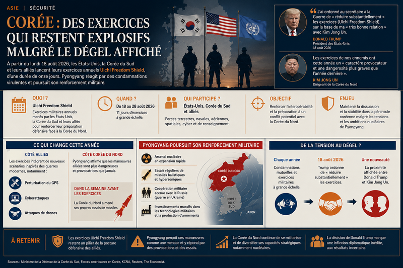 CORÉE DU SUD | MANOEUVRES ULCHI FREEDOM SHIELD
