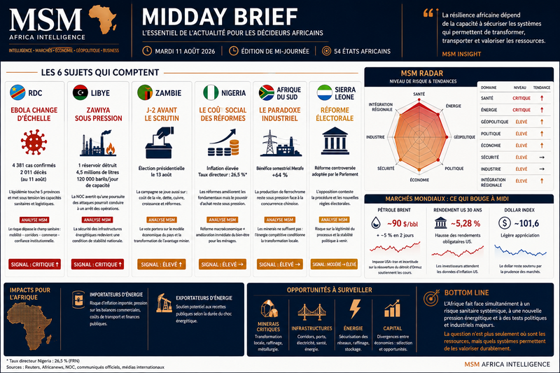 MSM AFRICA | MIDDAY BRIEF