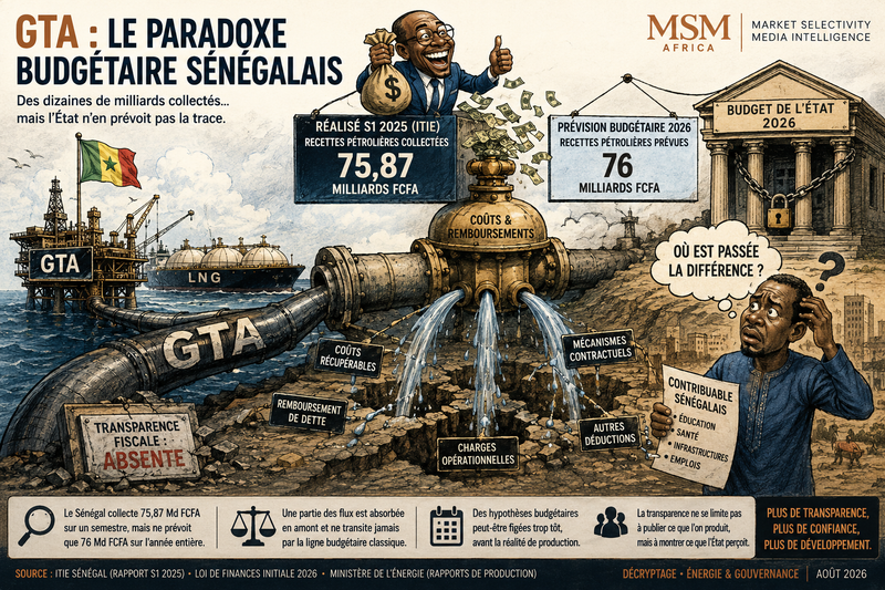 Sénégal | GTA Decryptage : prévisions, réalisé et délais - ce que révèle une vérification à trois niveaux