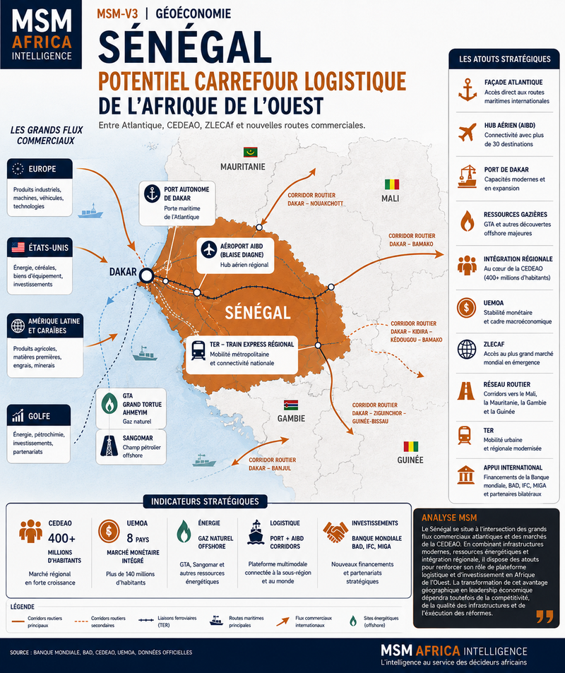 Le Sénégal peut-il devenir le nouveau hub économique de l'Afrique de l'Ouest ?