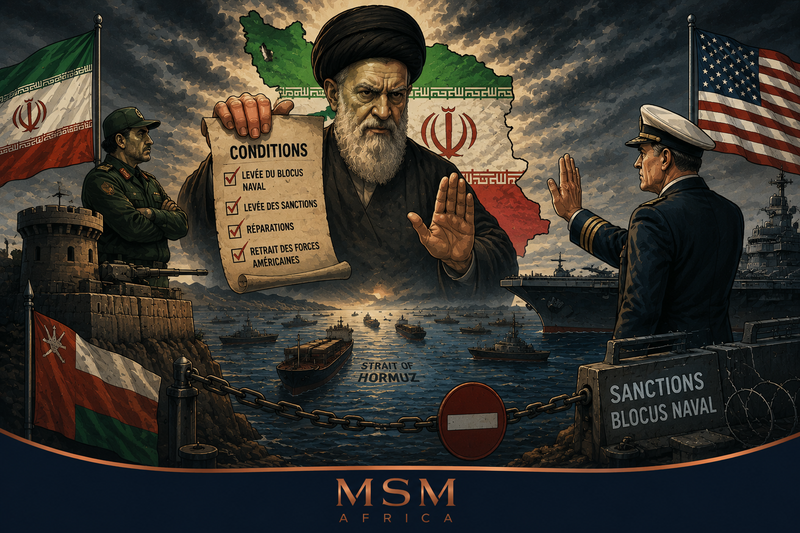 IRAN -Téhéran durcit ses conditions autour du détroit d’Ormuz