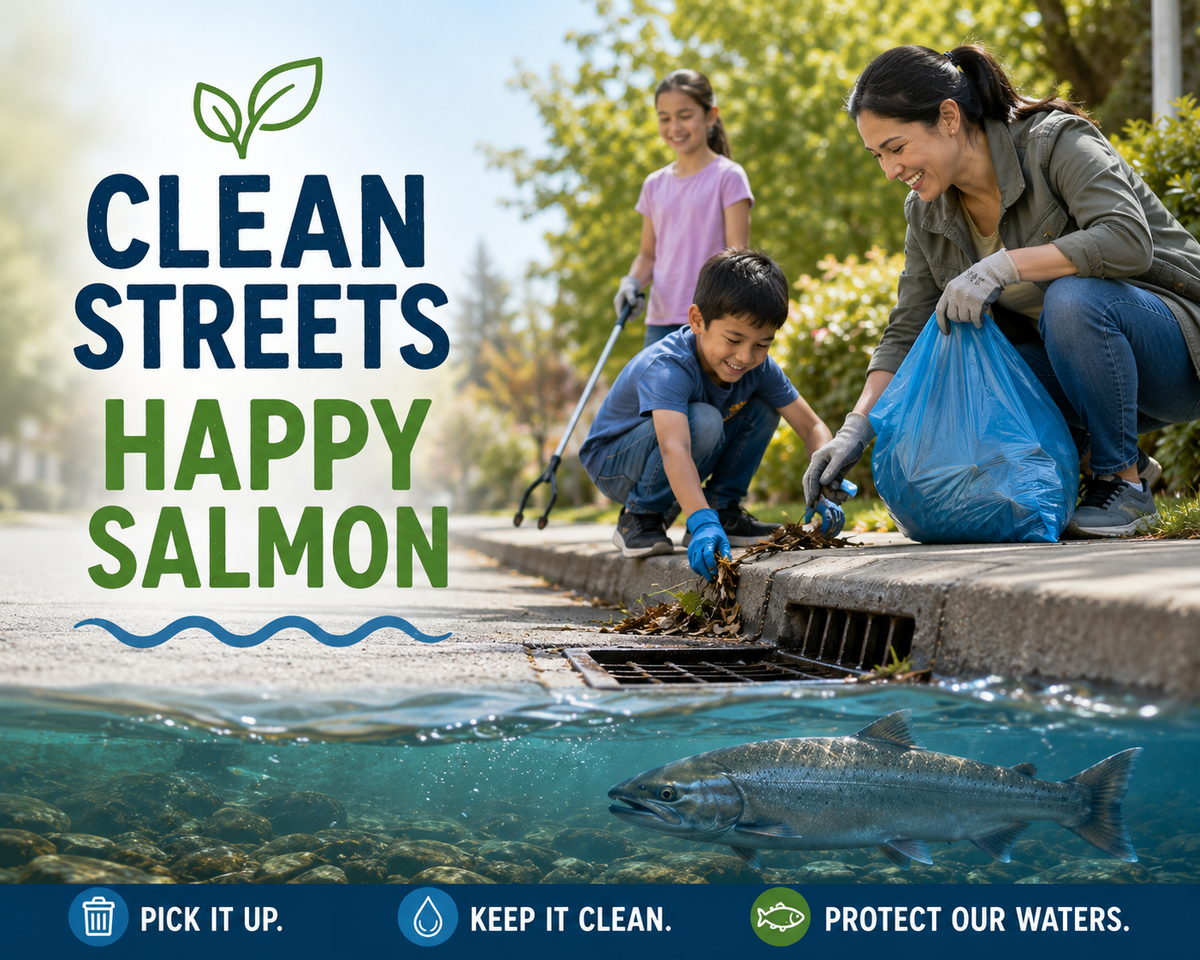 Public Works Week: Save a Salmon, Adopt a Drain (And Score Chocolate Too)