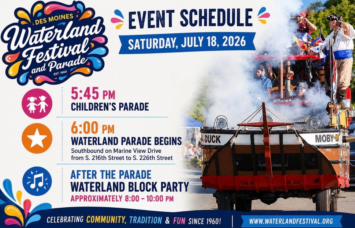 Don’t Miss It: Waterland Festival Brings Big Community Celebration to Des Moines Today