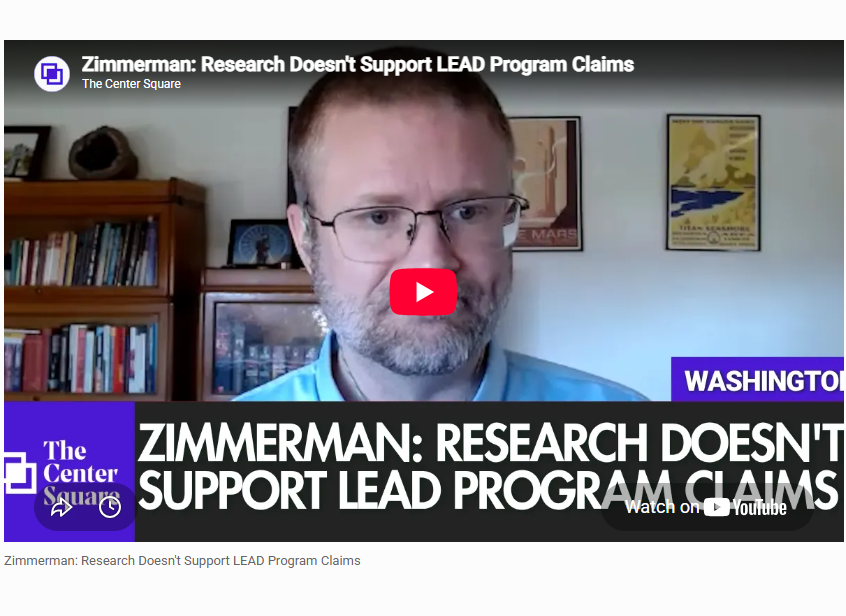 Is LEAD Working? New Analysis Challenges Drug Diversion Program’s Success Claims | The Center Square