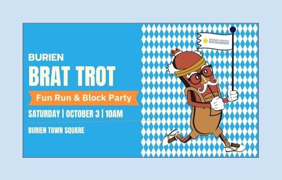 2026 Burien Brat Trot: 5K, Kids 1K & Block Party
