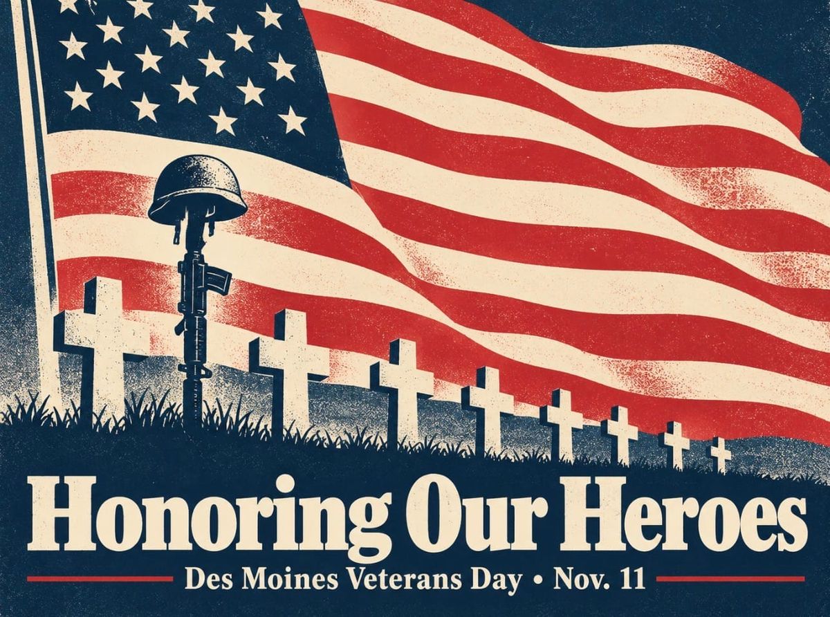 Honoring Our Heroes: Des Moines Veterans Day Ceremony Set for Nov. 11