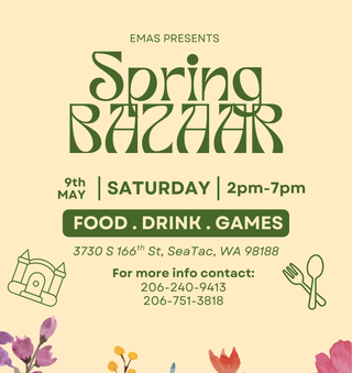 Spring Bazaar in SeaTac
