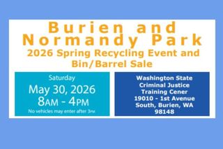 Burien and Normandy Park Spring Recycling Event Returns May 30