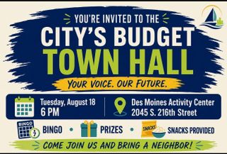 Your City, Your Budget: Des Moines Town Hall Set for Aug. 18