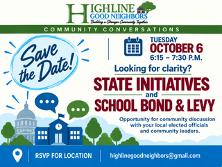 SAVE THE DATE | Highline Good Neighbors Invites Community to Discuss Upcoming Ballot Issues