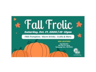 Fall Frolic Returns to Normandy Park - Oct 17