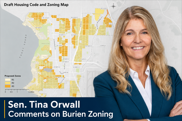 Sen. Orwall Response Says Burien Went Beyond HB 1110 Requirements