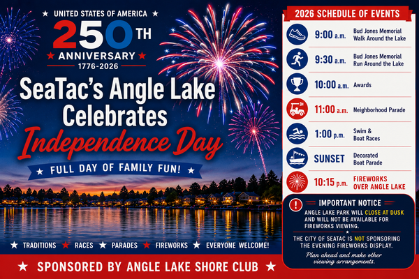 SeaTac's Angle Lake Celebrates Independence Day