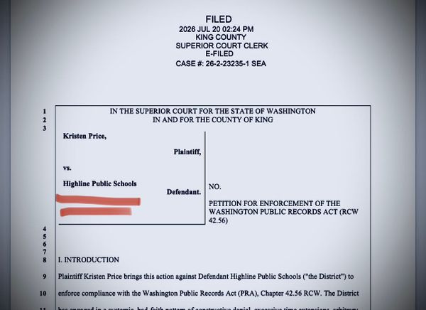 Highline Public Schools Sued Over Alleged Public Records Delays