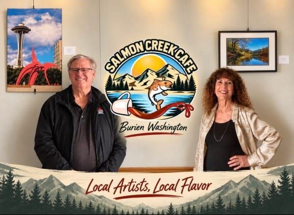 Salmon Creek Café Features September Artists Peter Fecteau and Laurel Mercury